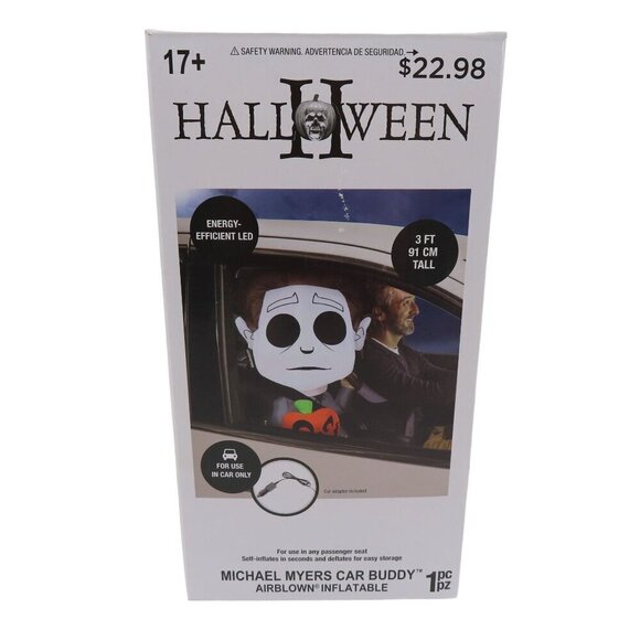 Gemmy Halloween II Michael Myers Car Buddy Inflatable Vehicle Decor NEW 2022 - Picture 1 of 8